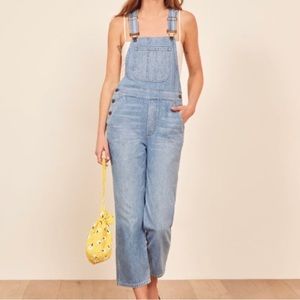 Reformation Smith Denim Overalls Bristol